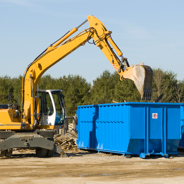 how does a residential dumpster rental service work in Frankfort